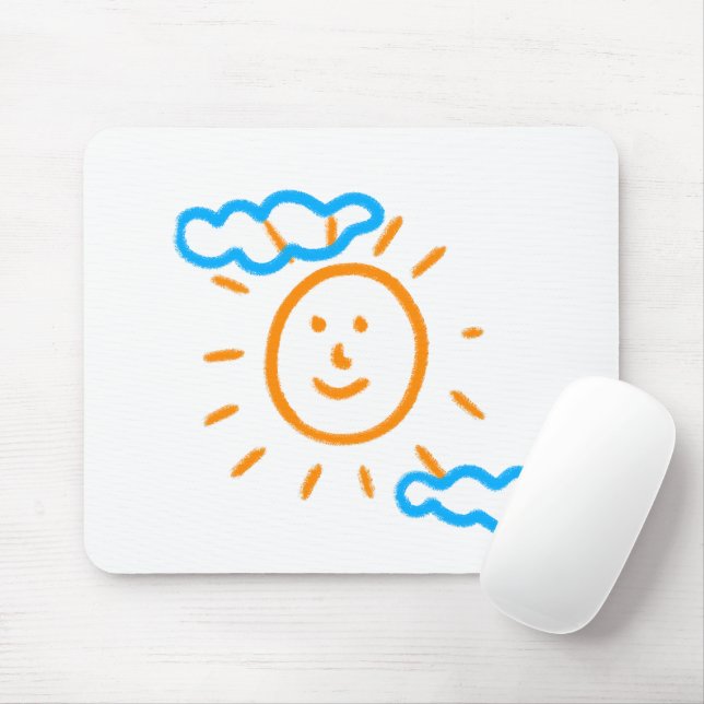 Upload Childs Drawing Turn Kids Artwork to Mouse Mat (With Mouse)