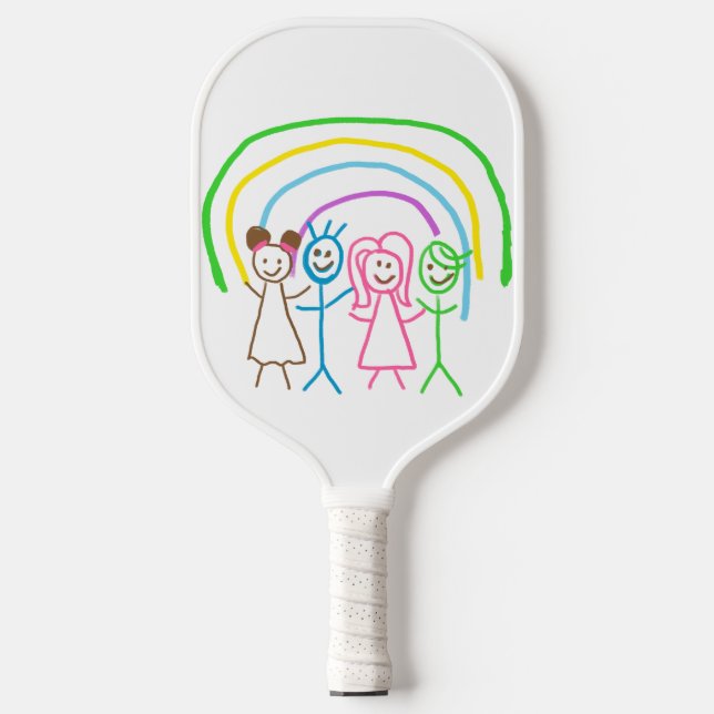 Upload Childs Drawing Turn Kids Artwork to Pickleball Paddle (Front)