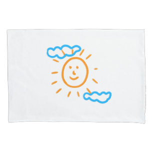 Upload Childs Drawing Turn Kids Artwork to Pillowcase