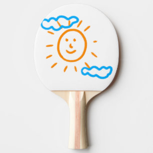 Upload Childs Drawing Turn Kids Artwork to Ping Pong Paddle