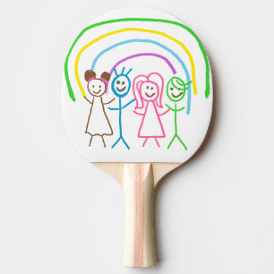 Upload Childs Drawing Turn Kids Artwork to Ping Pong Paddle