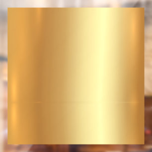 Upload Company Logo Custom QR Code Text Gold Blank Window Cling
