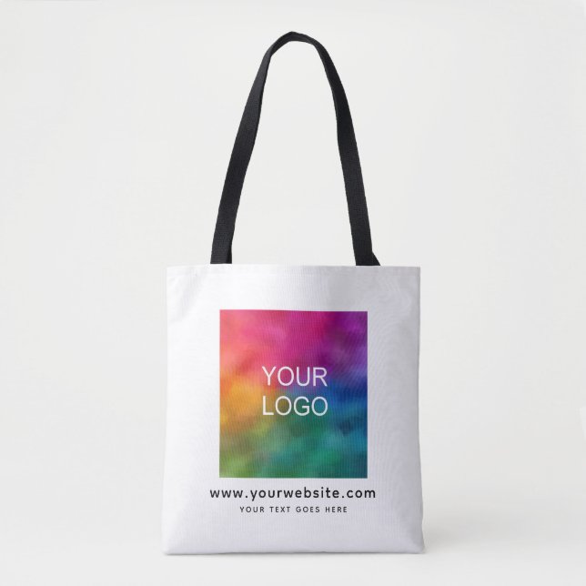 Upload Company Logo Here Website Shoulder Tote Bag (Front)