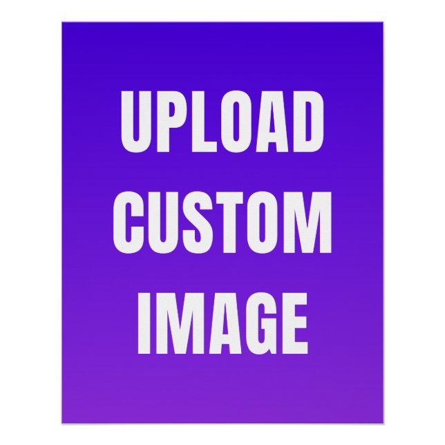 Upload Custom Image - Add Your Own To Print On A (Front)