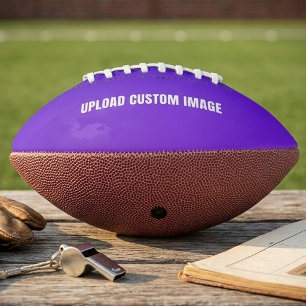 Upload Custom Image - Add Your Own To Print On A American Football
