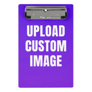 Upload Custom Image - Add Your Own To Print On A Mini Clipboard