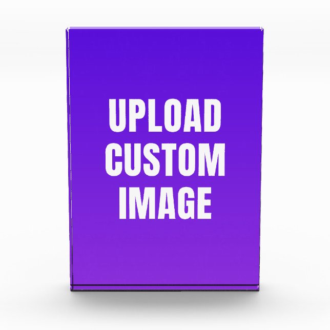 Upload Custom Image - Add Your Own To Print On A Photo Block (Front)