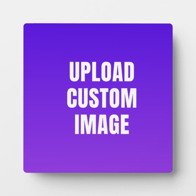 Upload Custom Image - Add Your Own To Print On A Plaque (Front)