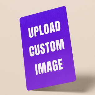 Upload Custom Image - Add Your Own To Print On A Playing Cards