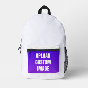 Upload Custom Image - Add Your Own To Print On A Printed Backpack