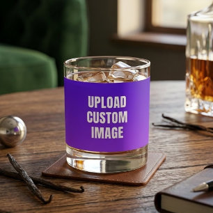 Upload Custom Image - Add Your Own To Print On A Whiskey Glass