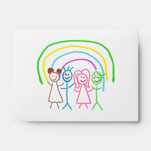 Upload Drawing Turn Kids Artwork to Envelope