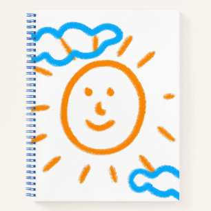Upload Drawing Turn Kids Artwork to Sketchbook Notebook