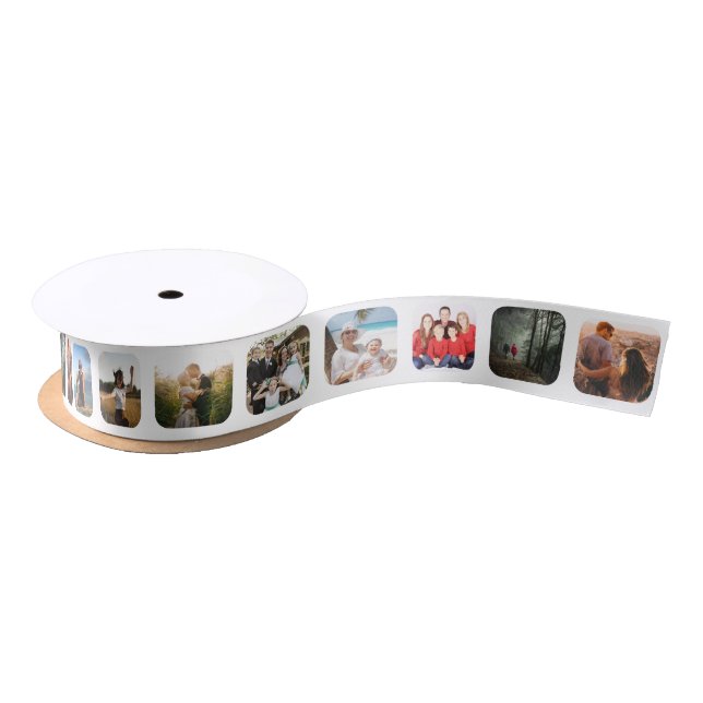Upload eight photo satin ribbon (Spool)