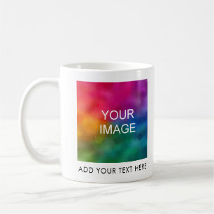 Upload Image Photo Business Logo Elegant Template Coffee Mug