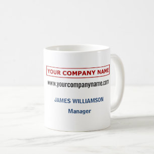 Upload Logo + Business Name   Boss Promotional  Coffee Mug