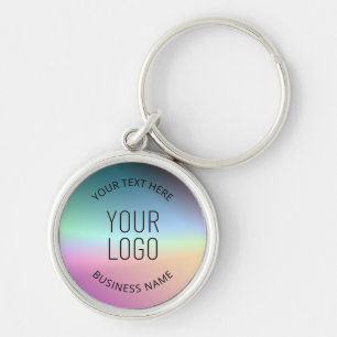 Upload Logo Colourful Changing Gradient Colours Key Ring