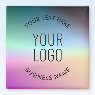 Upload Logo   Colourful Changing Gradient Colours  Magnet