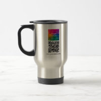 Upload Logo Here Custom QR Code Modern Elegant