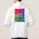 Upload Logo Image Template Men's Basic White Hoodie<br><div class="desc">Upload Logo Image Template Men's Basic White Hooded Sweatshirt.</div>