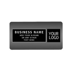 Upload Logo or QR code   Cool Return Address Label