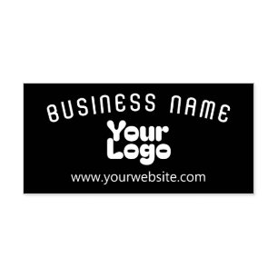 Upload Logo Retro-Modern Rubber Stamp