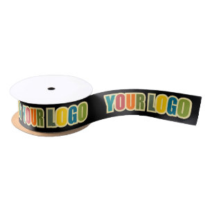 Upload logo satin ribbon