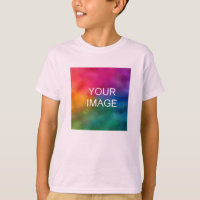 Upload Photo Boys Short Sleeve Front Design Print