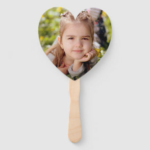 Upload photo hand fan