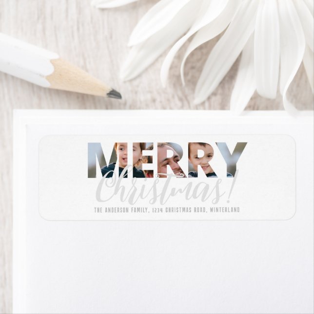 Upload Photo in Text Christmas (Insitu)