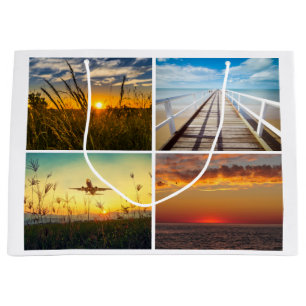 Upload photo large gift bag