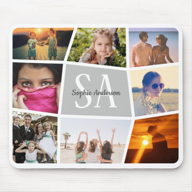 Upload photo Monogrammed Mouse Mat (Front)