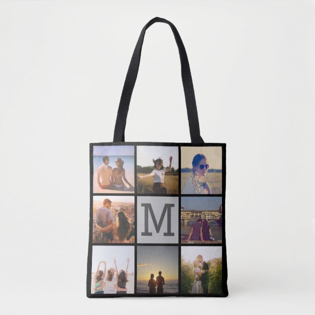 Upload photo tote bag (Front)
