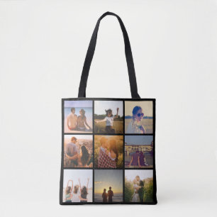 Upload photo tote bag