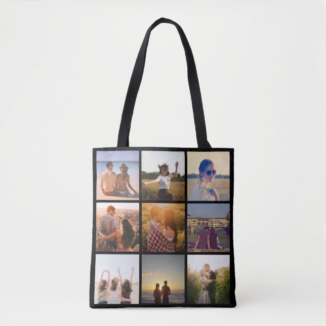 Upload photo tote bag (Front)