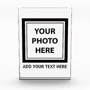 Upload Picture Photo & Add Text – Customise Block