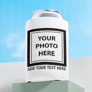 Upload Picture Photo & Add Text – Customise Can Cooler