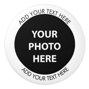 Upload Picture Photo & Add Text – Customise Ceramic Knob