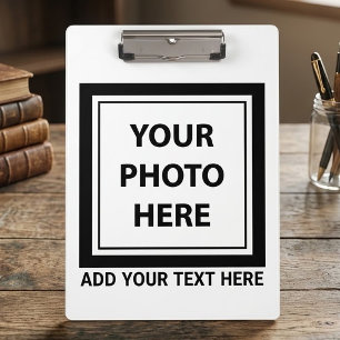 Upload Picture Photo & Add Text – Customise Clipboard
