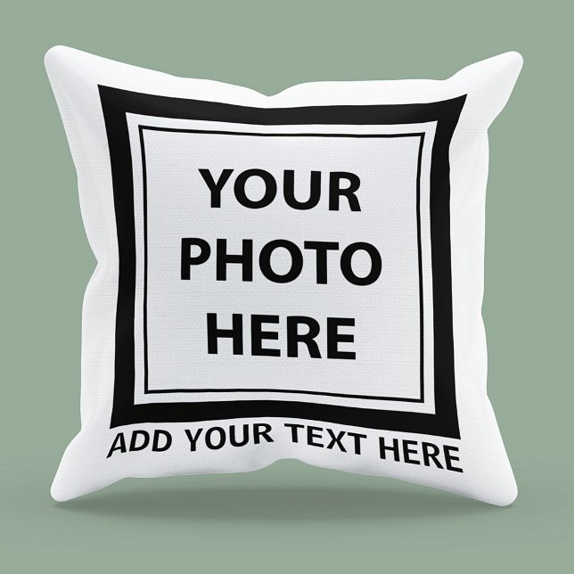 Upload Picture Photo & Add Text – Customise Cushion (Creator Uploaded)