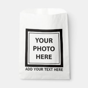 Upload Picture Photo & Add Text – Customise Favour Bags