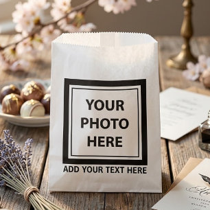 Upload Picture Photo & Add Text – Customise Favour Bags