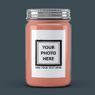 Upload Picture Photo & Add Text – Customise Food Label