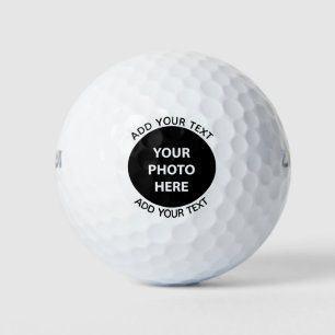 Upload Picture Photo & Add Text – Customise Golf Balls