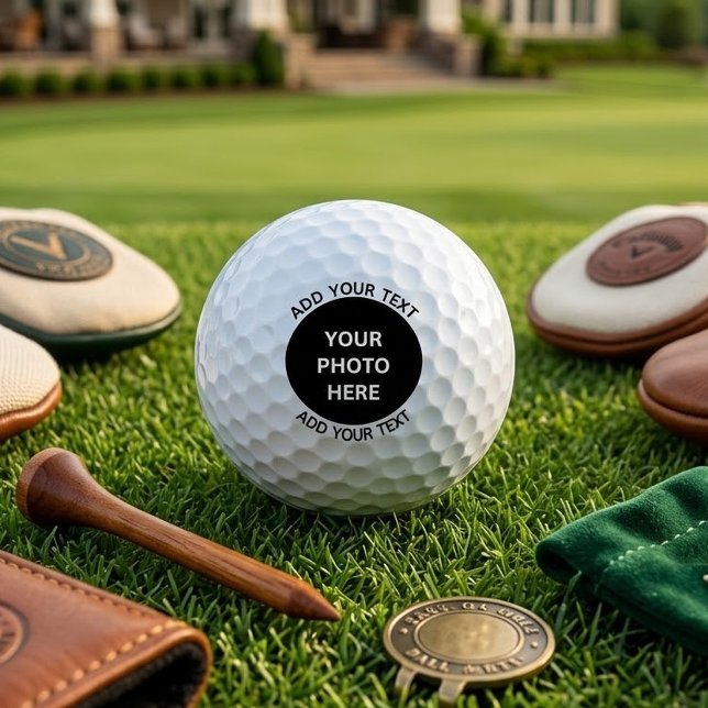 Upload Picture Photo & Add Text – Customise Golf Balls (Creator Uploaded)