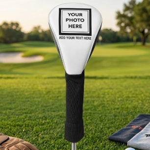 Upload Picture Photo & Add Text – Customise Golf Head Cover