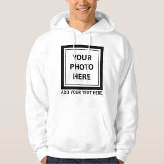 Upload Picture Photo & Add Text – Customise Hoodie