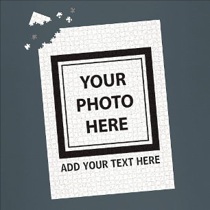 Upload Picture Photo & Add Text – Customise Jigsaw Puzzle