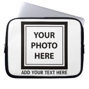 Upload Picture Photo & Add Text – Customise Laptop Sleeve