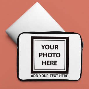 Upload Picture Photo & Add Text – Customise Laptop Sleeve